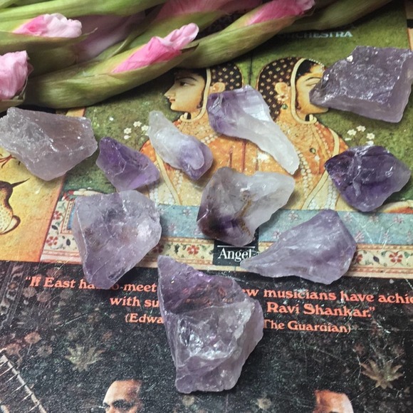 Amethyst Points Stones PROTECTION NWOT 15 Pcs - Picture 5 of 7